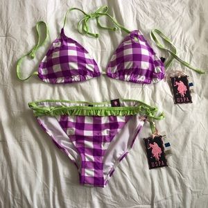 US POLO-2 Piece Swimsuit. XL. NEW